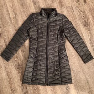 Patagonia Black Quilted Long Women's Puffer Coat